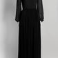 Adam Lippes Black Pleated Dress