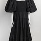 Aje Black Puffer Sleeve Dress 14