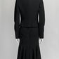 Alaia Black Blazer/Skirt 42/38