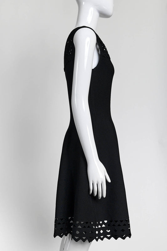 Alaïa Black Knit Dress M