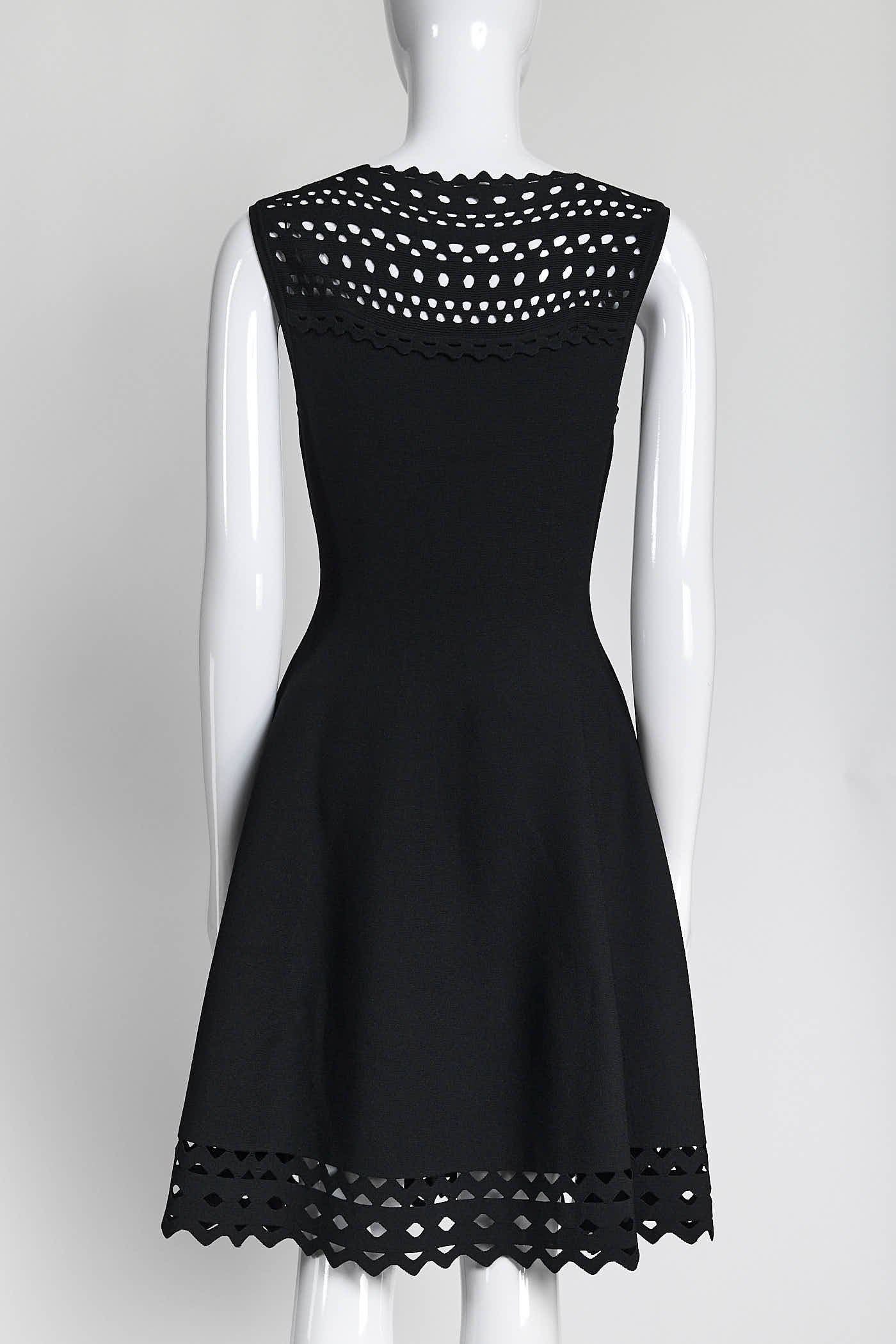 Alaïa Black Knit Dress M