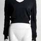 Alaia Black Kint Top M