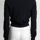 Alaia Black Kint Top M