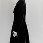 Alaia Black Velvet Coat 38