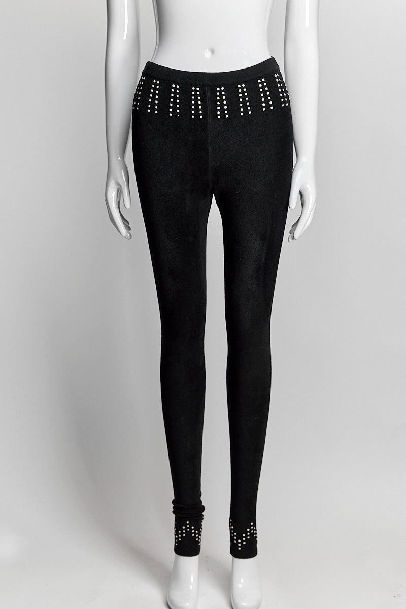 Alaia Black/White Detail Legging 38