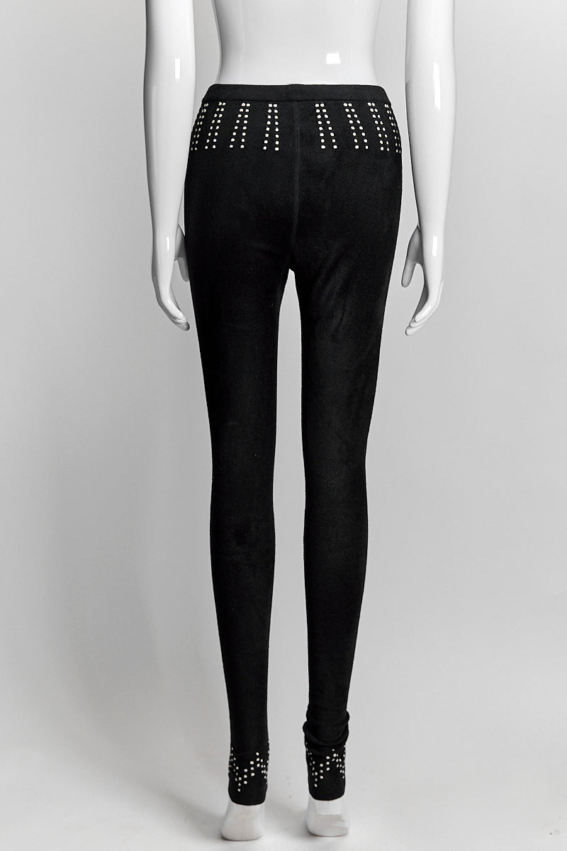 Alaia Black/White Detail Legging 38