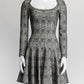 Alaia Longsleeve Mid-length Dress 36