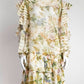 Alemais Eden Cream-Based Floral Print with Ruffled Blouse/Skirt Set 10