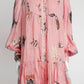 Alemais Pink Cleo Smock Mini Dress 12