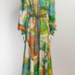 Alemais atlas Map Printed Button Up Dress 4