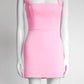Alex Perry Pink Mini Dress with Thick Staps 6