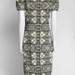 Alexander McQueen Black/White Patterned Dress 44