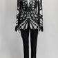 Alexander McQueen Seashell Print Blazer/Pants IT38