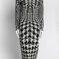 Alexander McQueen The Horn Of Plenty  Black/White Kint Dress M