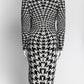 Alexander McQueen The Horn Of Plenty  Black/White Kint Dress M