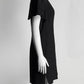 Alexander Mcqueen Black Dress with Shoulder Pads 44