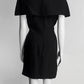 Alexander Mcqueen Black Dress with Shoulder Pads 44