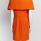 Alexandre McQueen Orange Red Short-sleeved Dress 44