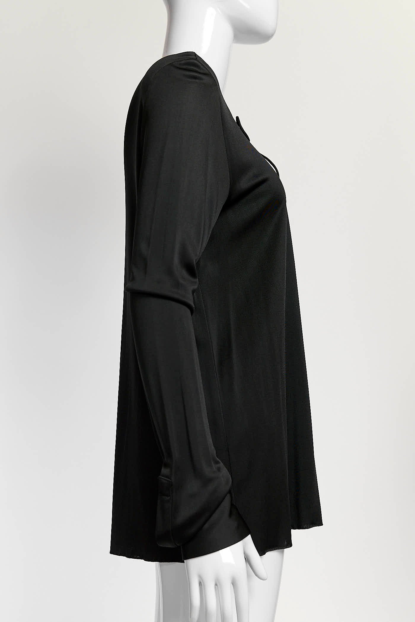 Alexandre Vauthier Black Long Sleeves Top 38