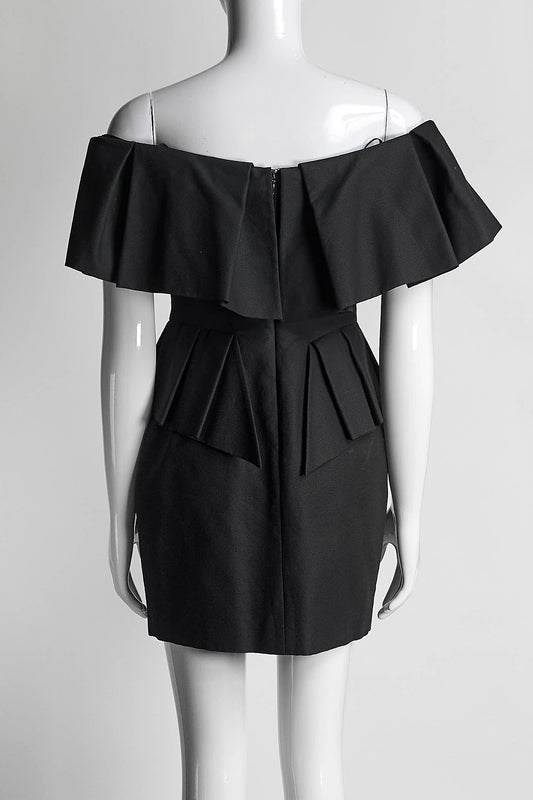 Alexandre Vauthier Black Strapless Dress 38