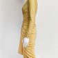 Alexandre Vauthier Gold Jersey Dress US 6