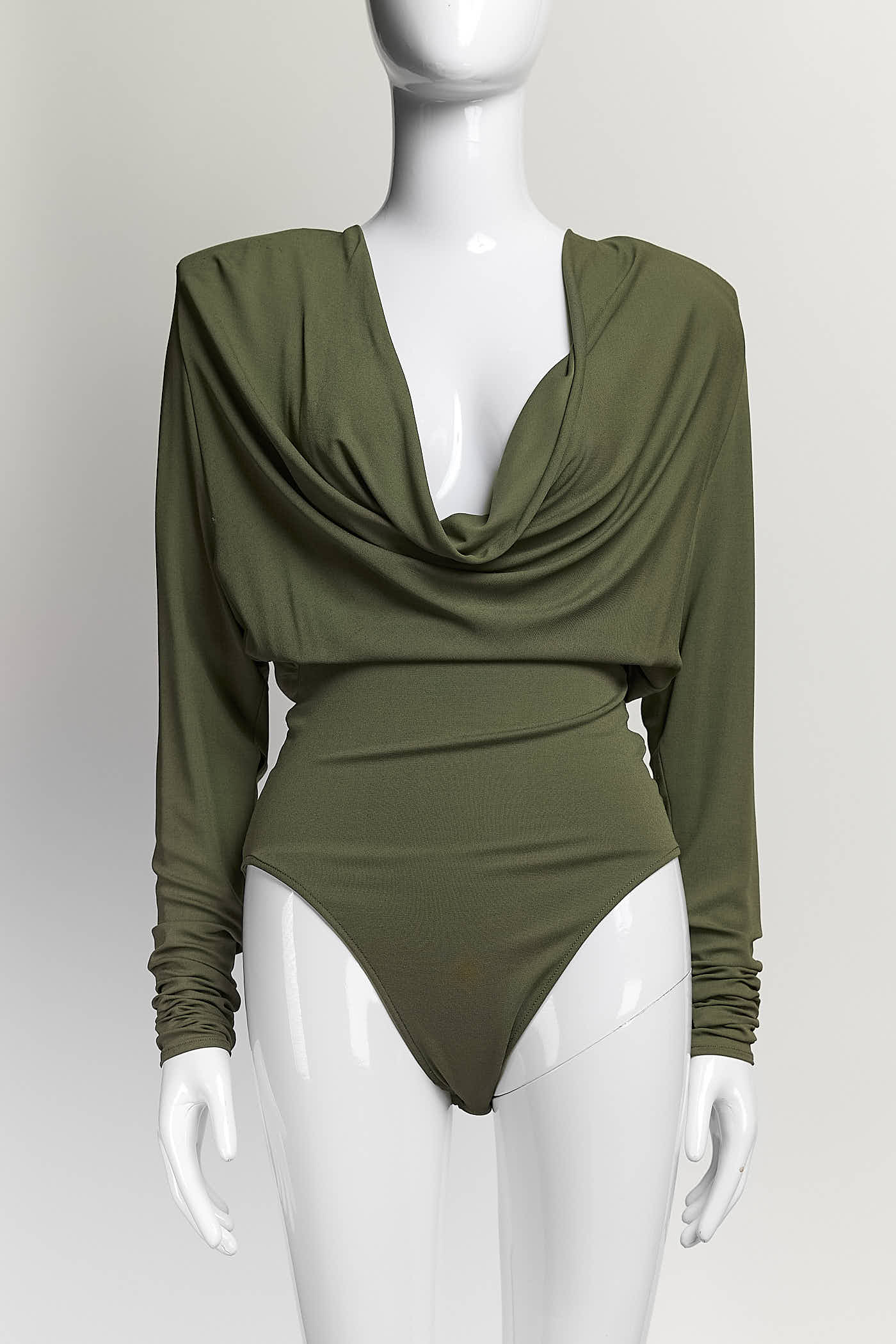 Alexandre Vauthier Olive Bodysuit 38