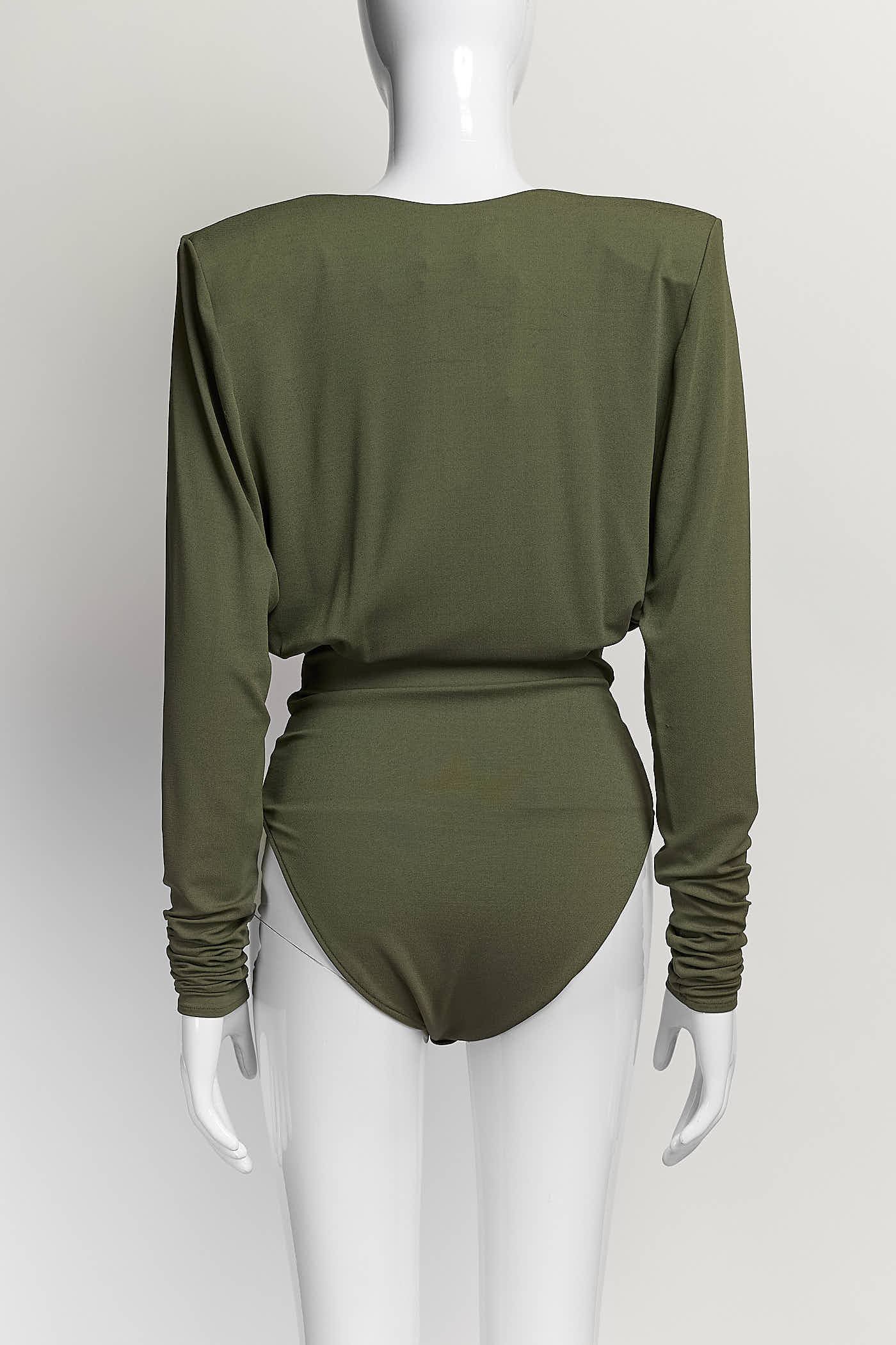 Alexandre Vauthier Olive Bodysuit 38