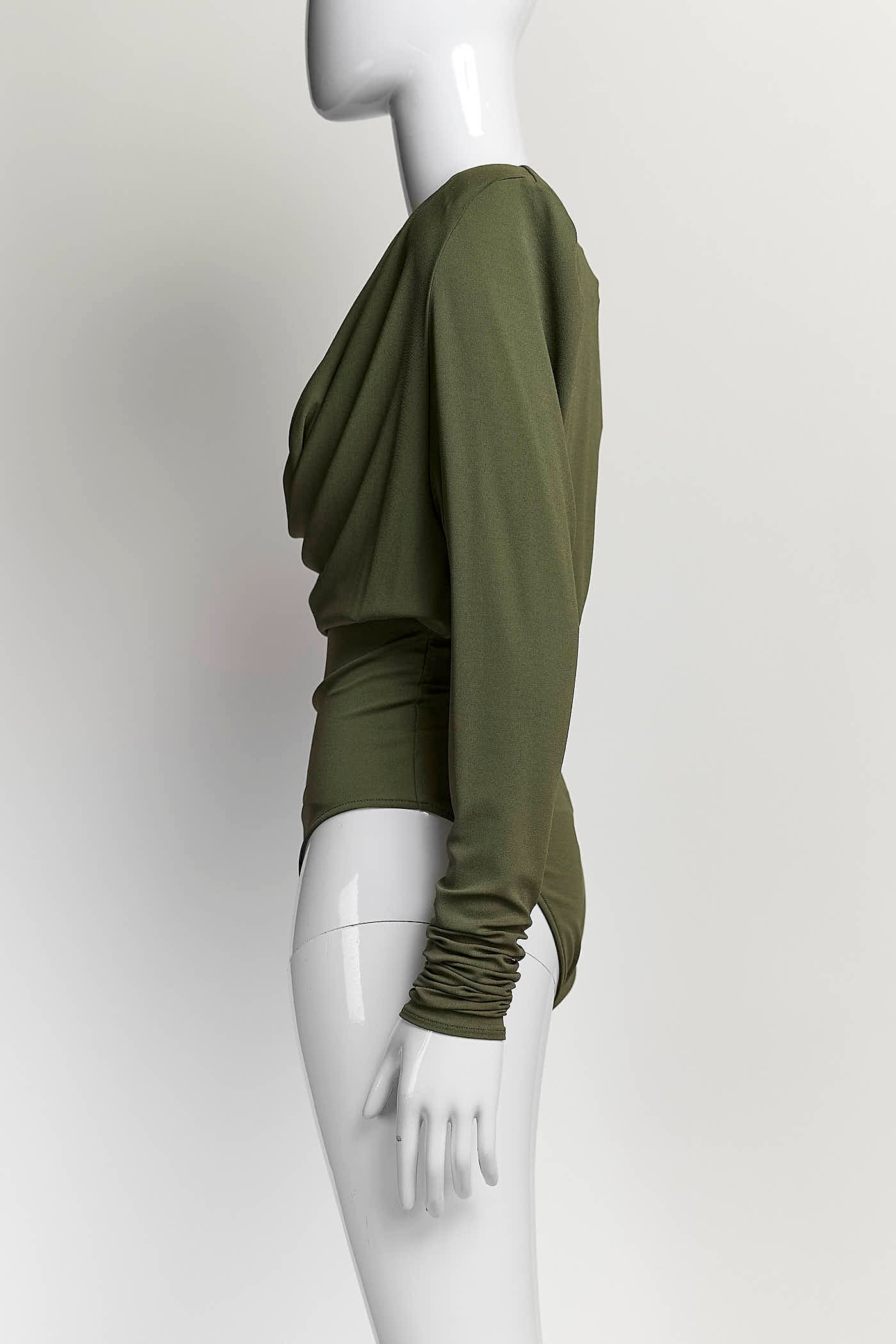 Alexandre Vauthier Olive Bodysuit 38