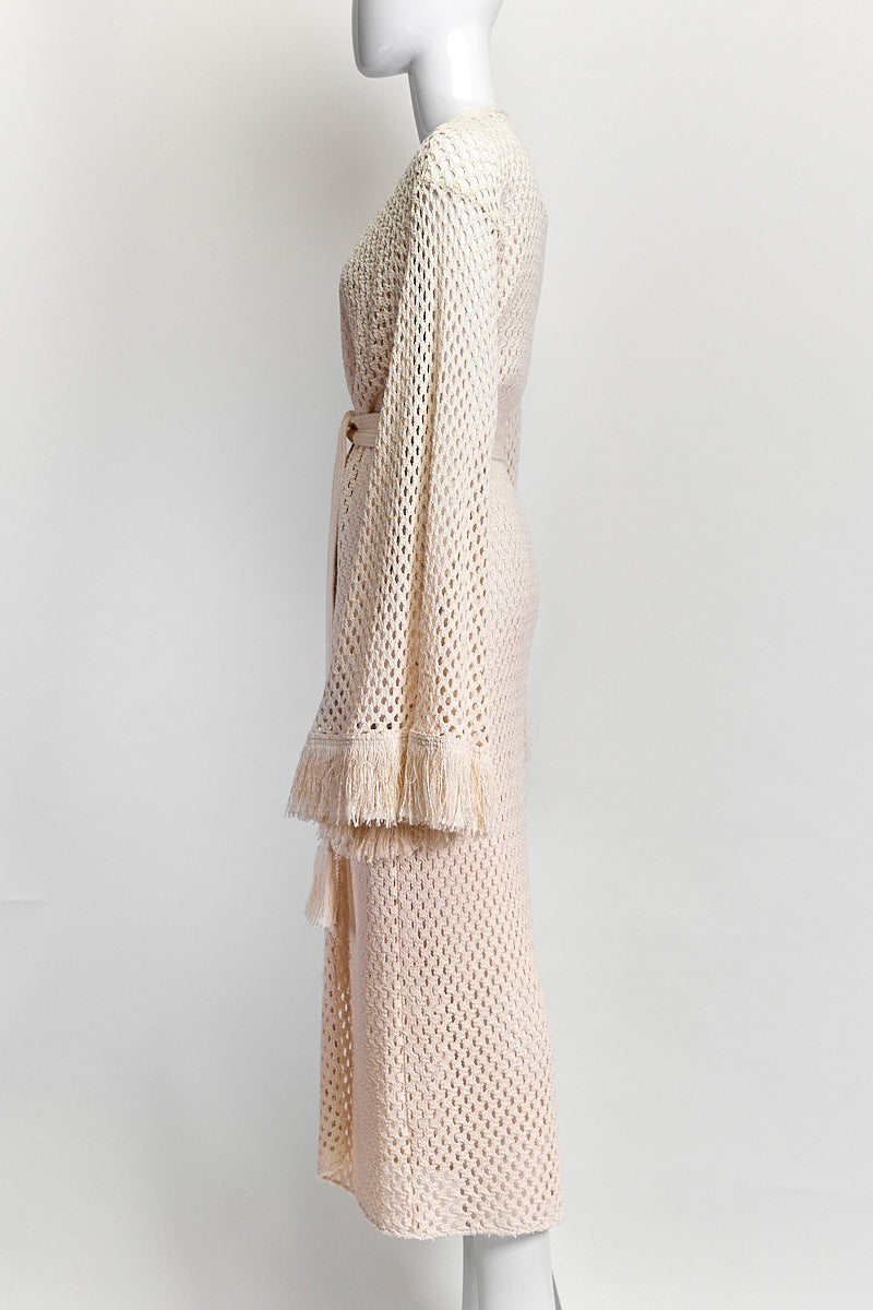 Alexis Cream Knit Cardigan XS