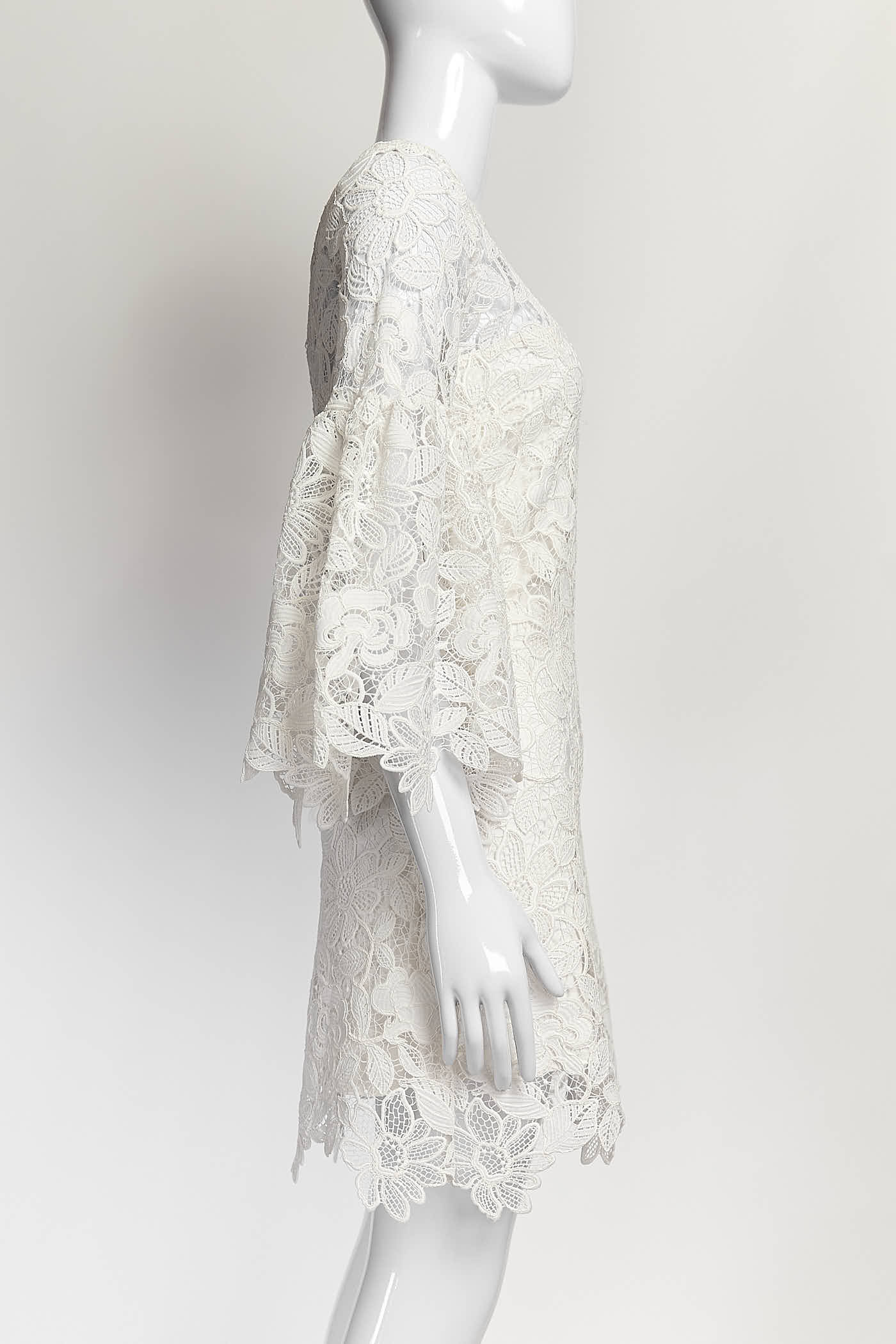 Alexis White Lace Dress XS