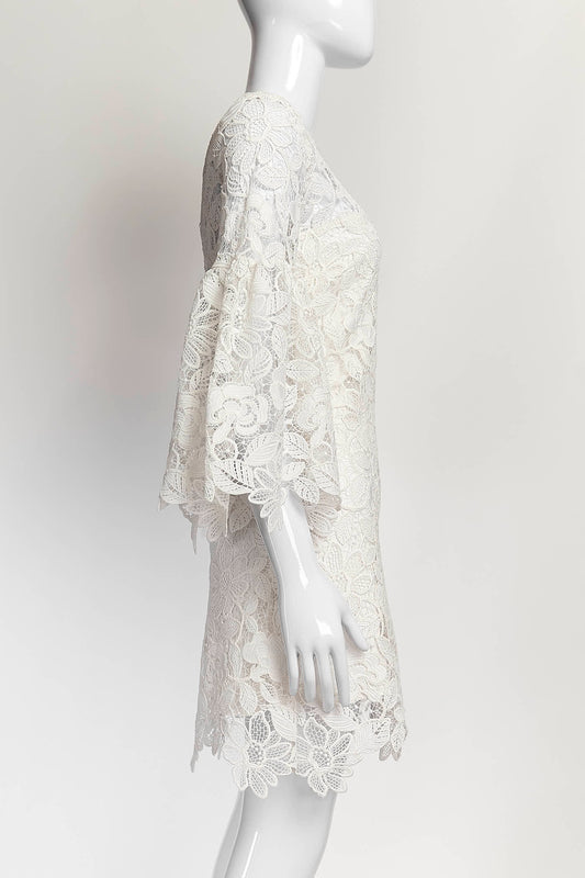 Alexis White Lace Dress XS