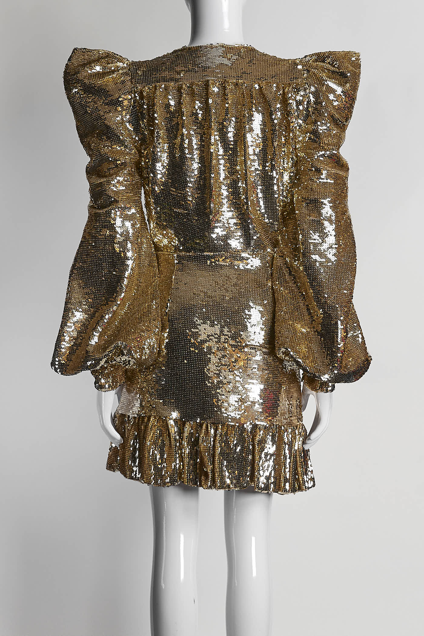 Amen Gold Sequines Top IT 38