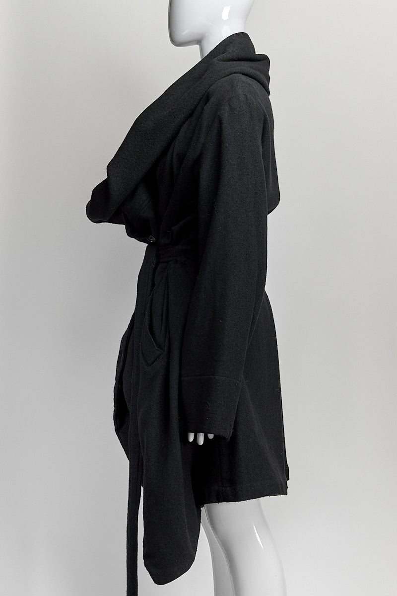 Ann Demeulemeester Black Coat 38