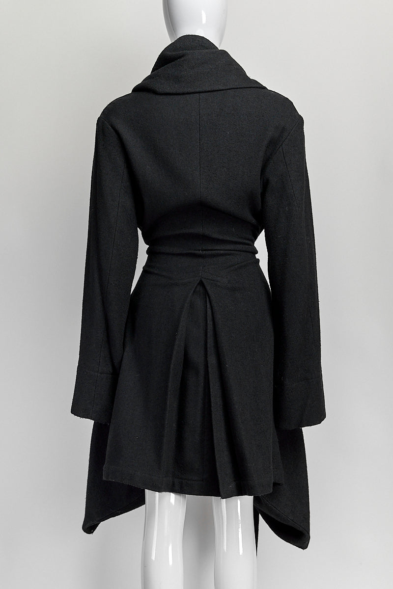 Ann Demeulemeester Black Coat 38