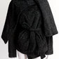 Ann Demeulemeester Black Faux Fur Coat IT38