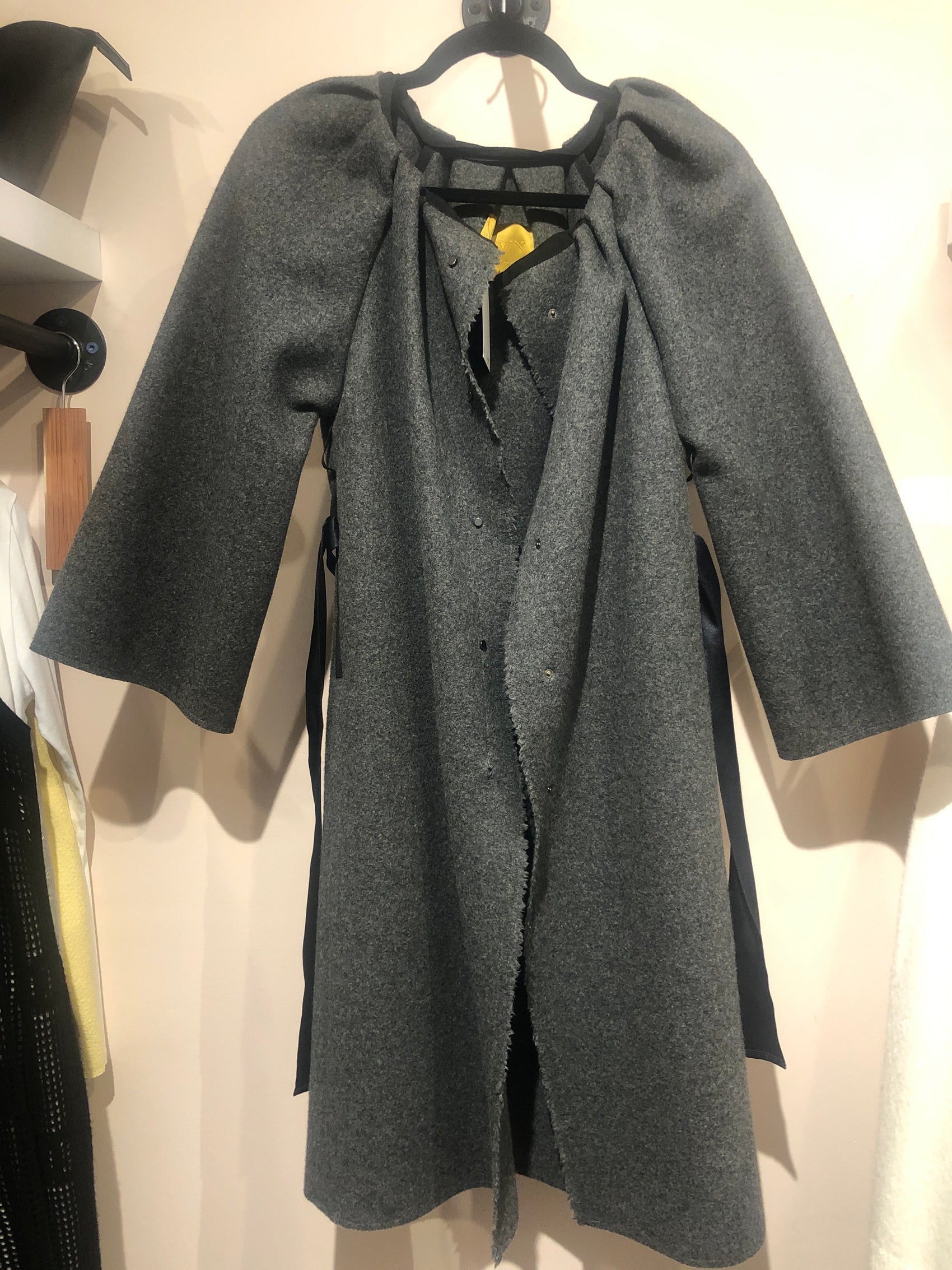 Lanvin grey long coat