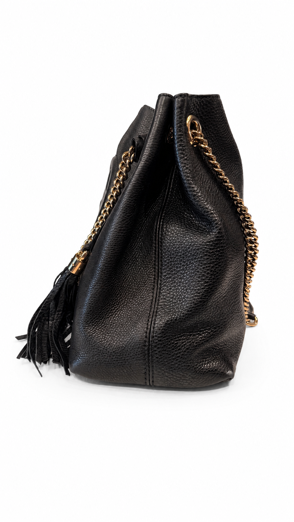 Gucci Black Leather Soho Bag