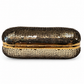 Alexander Mcqueen Gold Sequin and Crystal Skull Clutch