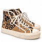 CHRISTIAN DIOR BEIGE JUTE WALK'N'DIOR UNION SNEAKERS - SIZE 37