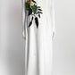 BIBHU MOHAPATRA Floral Sequin White Dress 8