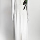 BIBHU MOHAPATRA Floral Sequin White Dress 8
