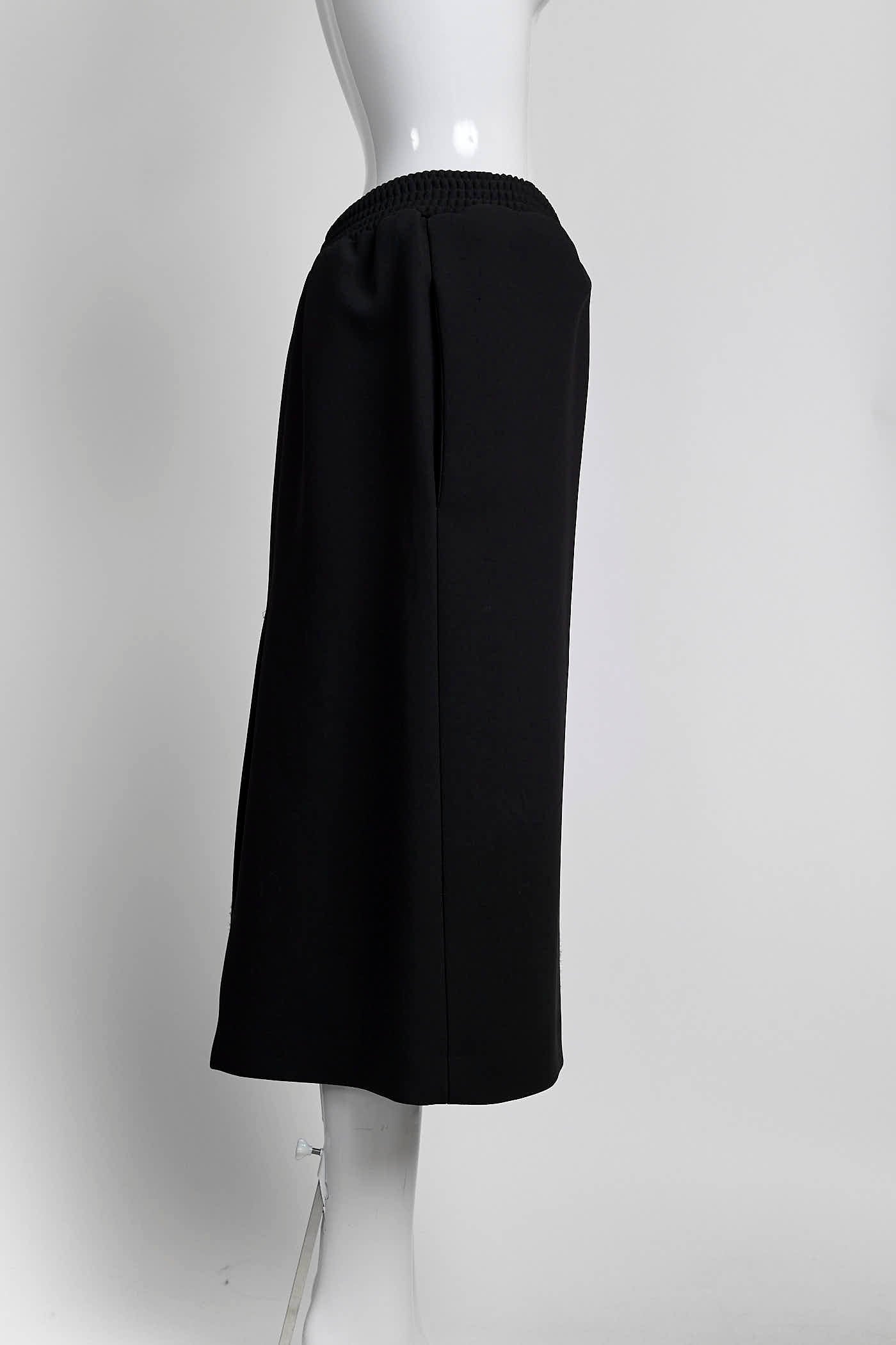 Balenciaga Black Skirt with Elasticated Waist 38