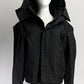 Balenciaga Black Upside Down Technical Hooded Jacket IT34