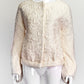 Balenciaga Cream Jacquard Jacket IT 38