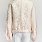 Balenciaga Cream Jacquard Jacket IT 38