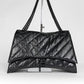 Balenciaga Crush Chain Bag Quilted in Black