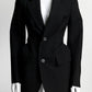 Balenciaga Hourglass Black Blazer 36