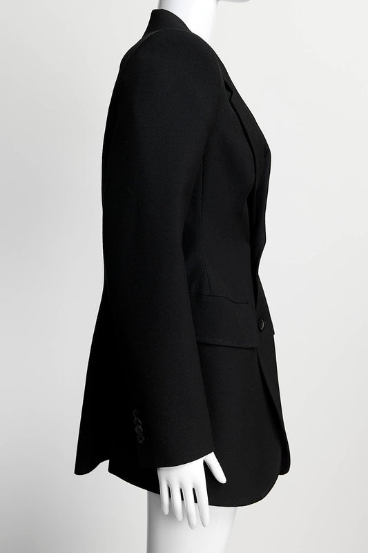 Balenciaga Hourglass Black Blazer 34