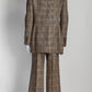 Balenciaga Hourglass Brown wool suit Blazer/Trouser 38