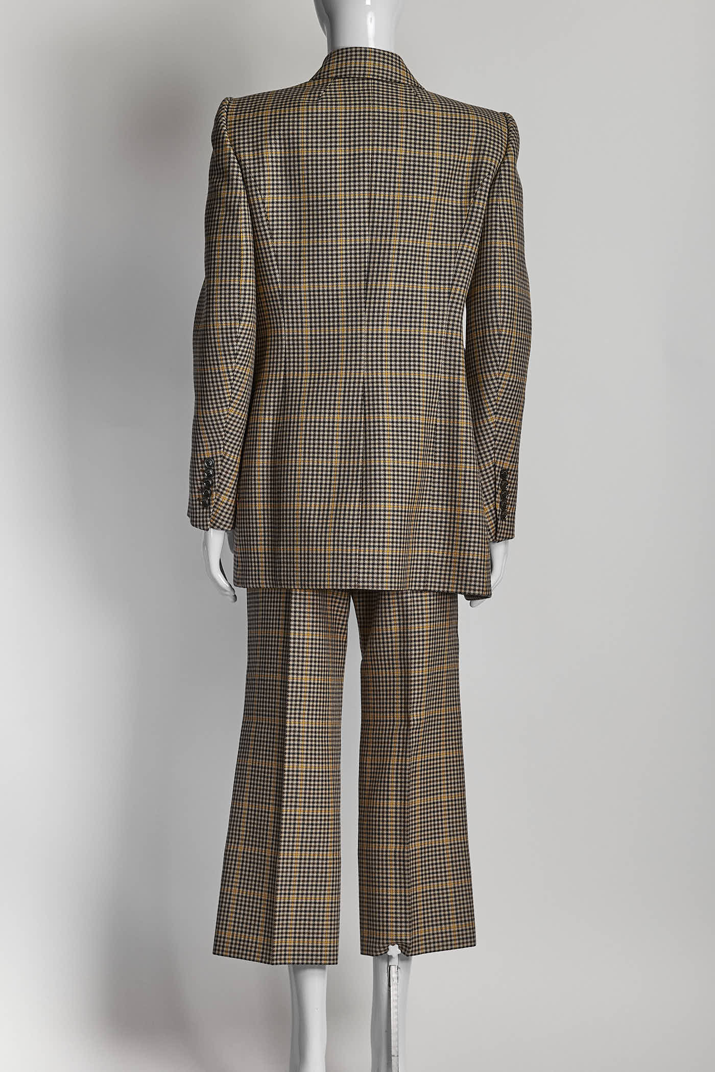 Balenciaga Hourglass Brown wool suit Blazer/Trouser 38